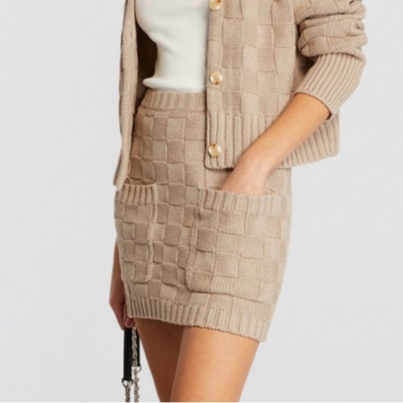 Staud - Knit Dunes Mini Skirt in Seaglass (Teal) - size Small - New with Tags - Picture 13 of 13